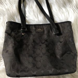 Brown/ Black Coach Bag
